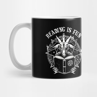 Reading Is Fun - Baphomet Occult Style Mug